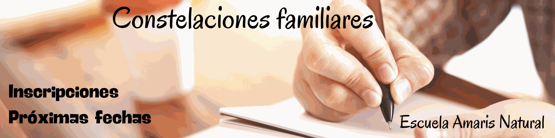 Cabecera para las Inscripciones en el Curso de Constelaciones familiares