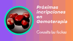 Próximas inscripciones a los Cursos de Gemoterapia
