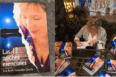Firmando el Libro las 12 noches esenciales