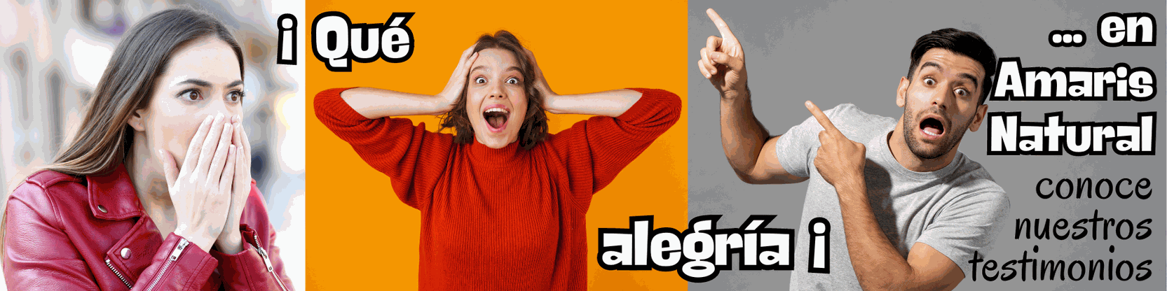 Personas demostrando alegría