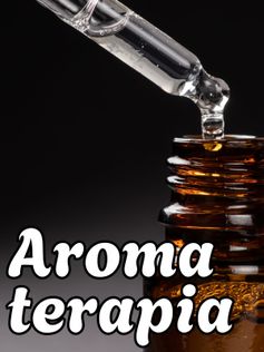 Pipero caiendo una gota de aceite esencial