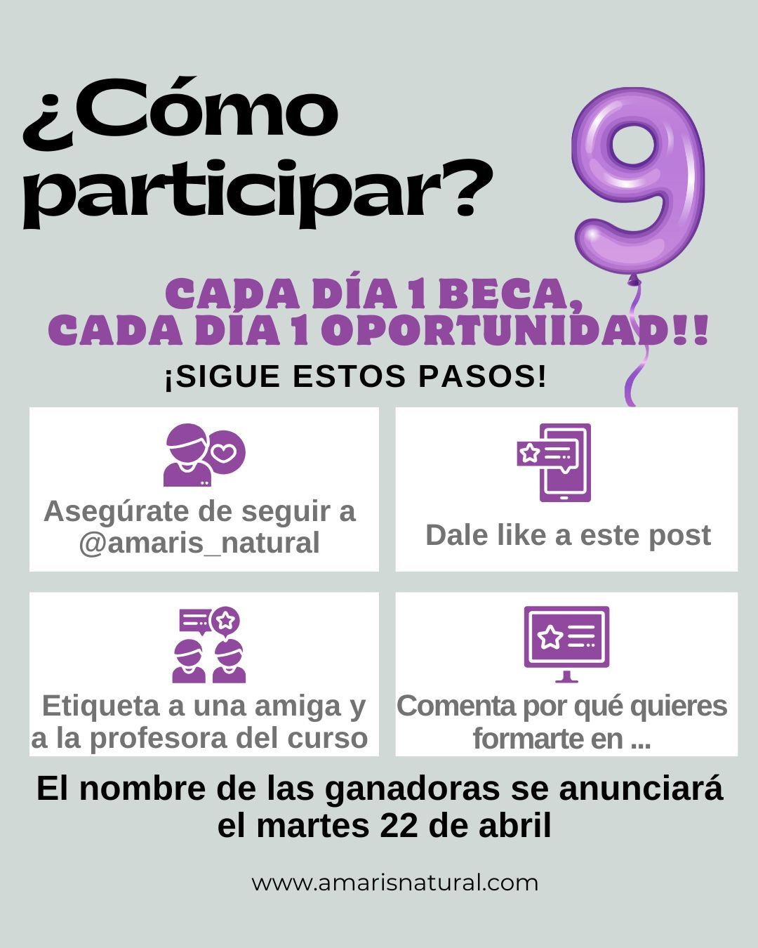Cómo participar en el sorteo