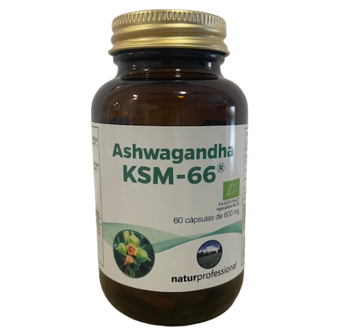 Suplemento dietético Ashwagandha ksm-66 60 cap DE 600 gr