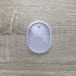 [MO021D] Molde de silicona ambientador ovalado