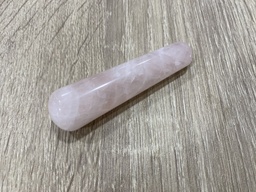 [MI244] Masajeador Cuarzo Rosa  (7cm aprox)